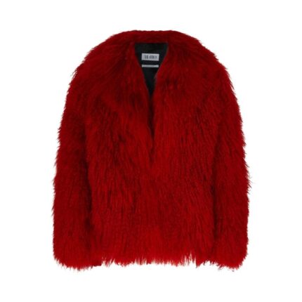 THE ATTICO RED SHORT COAT